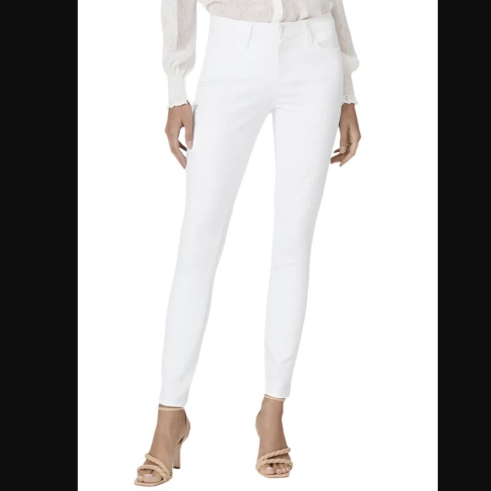 NWT Paige premium denim Verdugo ankle length crop skinny jeans leggings white 24